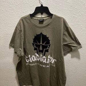 Olive Graphic Short Sleeve Tee